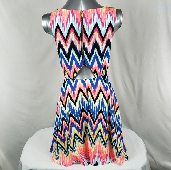 Charlotte Russe Multi Color Mini Dress - Picture 3 of 7